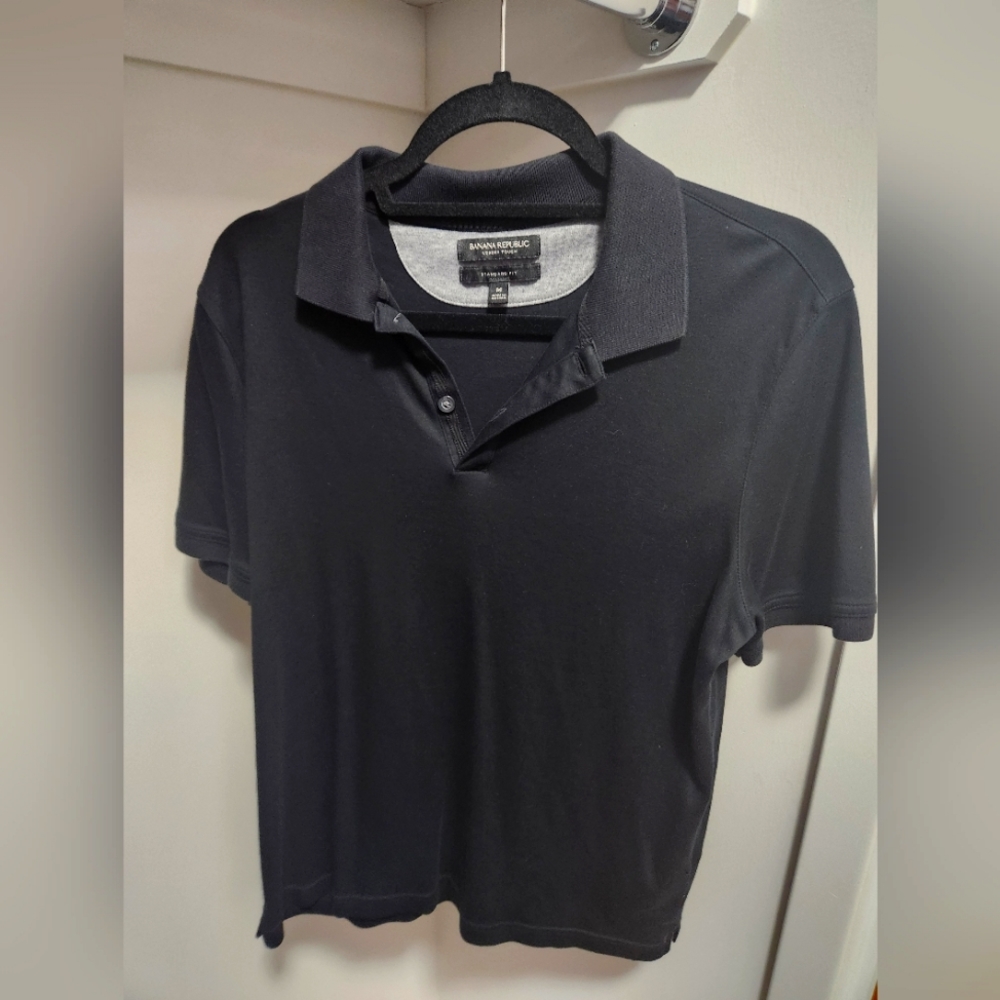 Banana Republic Balck Polo Medium